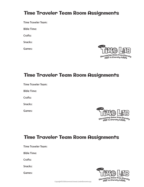 Room Assignments