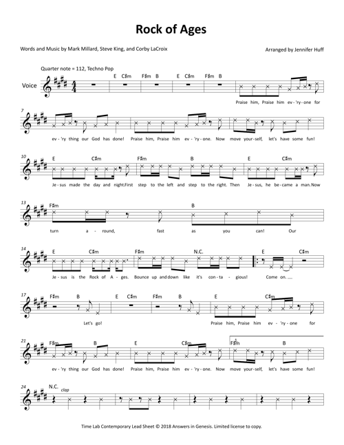 03 Rock of Ages Lead Sheet