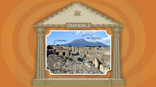 Poster: Pompeii and Mt. Vesuvius