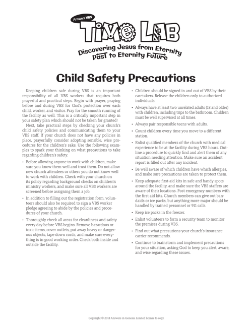 Child Safety Precautions