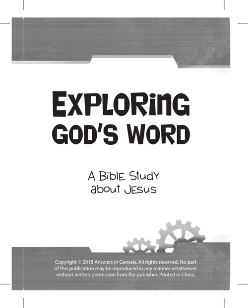 Exploring God’s Word Booklet