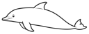 Simple Line Dolphin1