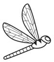 Simple Line Dragonfly1