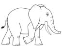 Simple Line Elephant1