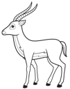 Simple Line Gazelle