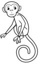 Simple Line Monkey1