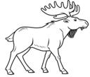 Simple Line Moose