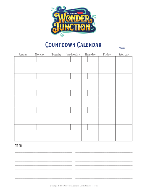 Countdown Calendar