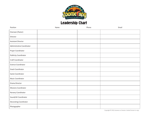 Leadership Chart