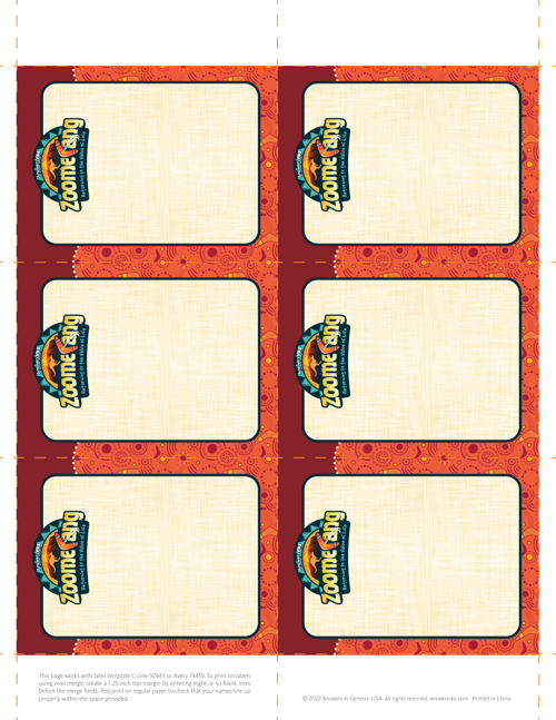 Name Tags