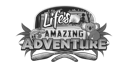 Life's Amazing Adventure Logo Black And White No Background