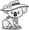 Koala With Hat 1