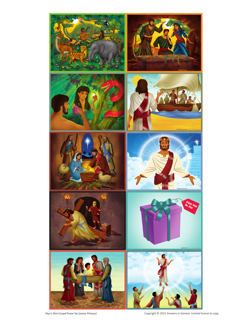 Day 5 Mini Gospel Poster Set