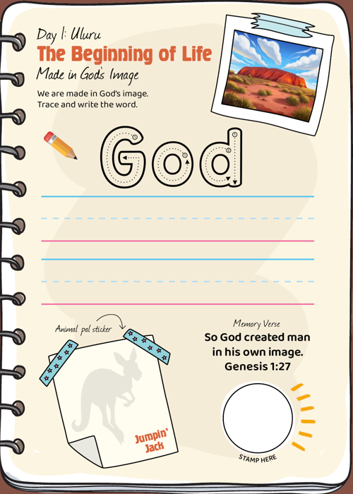 Adventure Journal: Pre-Primary & Toddler